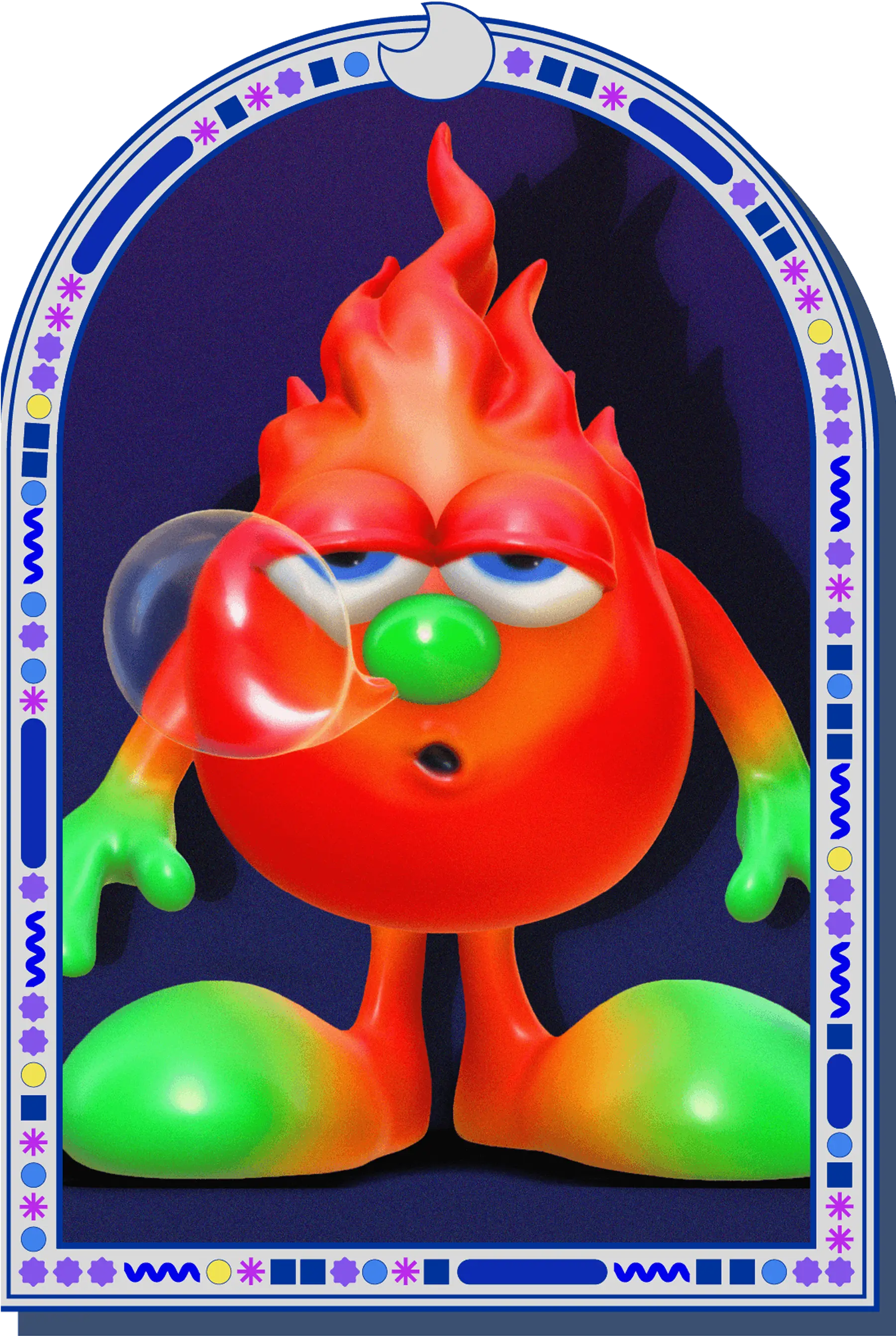 寝落ちボヤ騒ぎ火の玉