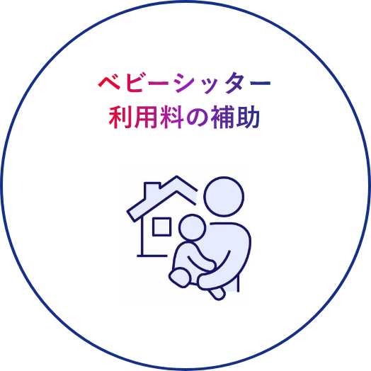 ベビーシッター利用料の補助