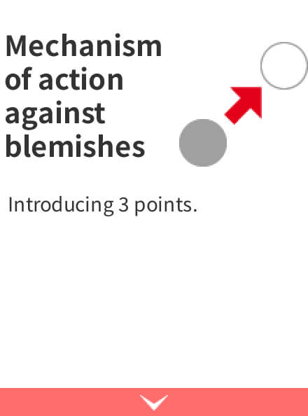 Mechanism of action against blemishes