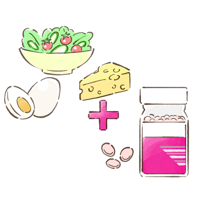 医薬品の活用も