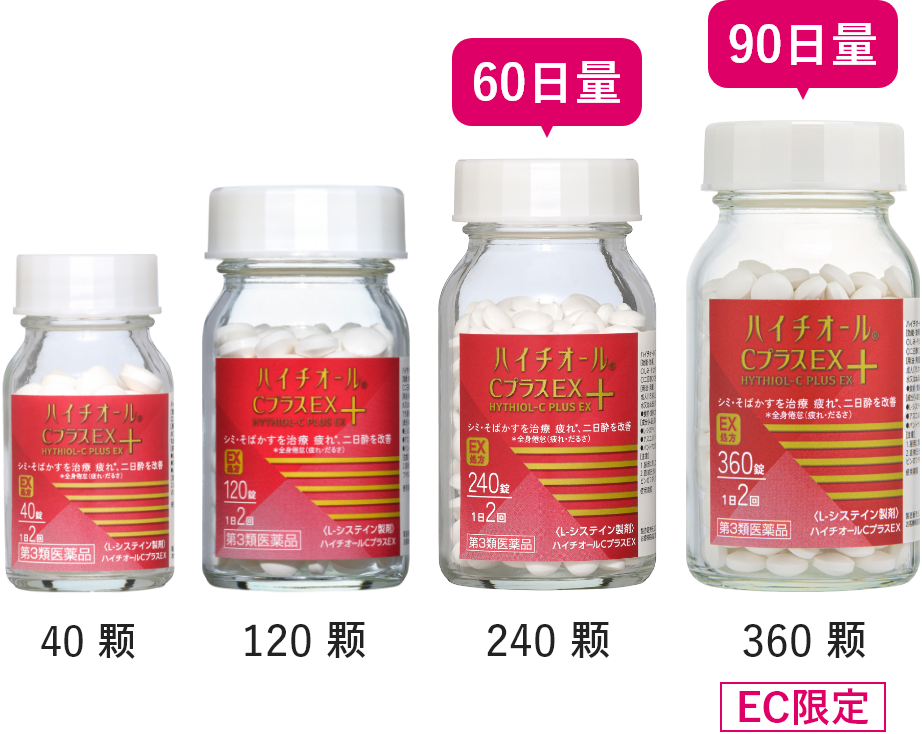 40颗 120颗 240颗 60日量 360颗 90日量 EC限定