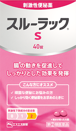 刺激性便秘薬 指定第2類医薬品 スルーラック
									S